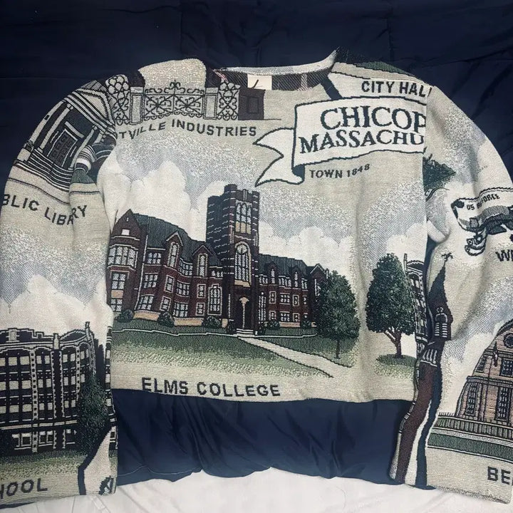 [BUNJANG] Sunburnhouse Blanket Sweatshirt / 썬번하우스 블랭켓 맨투맨 판매합니다