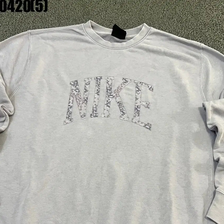 [BUNJANG] Nike Flower Logo Sweatshirt Lavender 2XL / 나이키 플라워 로고 맨투맨 라벤더2xl 0420