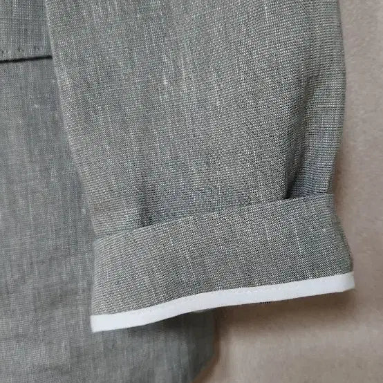 [BUNJANG] Hazzys Linen Blend Jacket / 헤지스 린넨 혼방 자켓 90-165 카키색