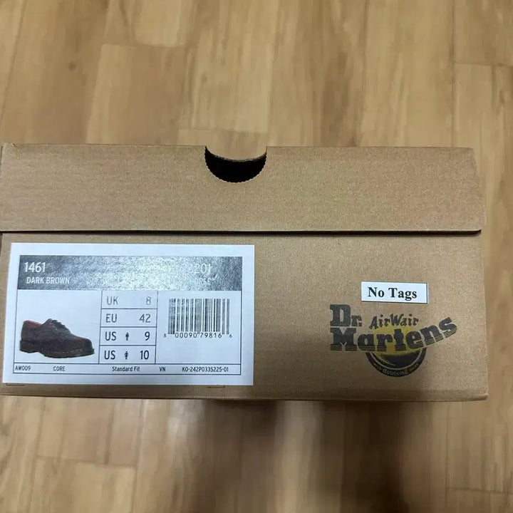 [SOLD OUT] 닥터마틴 1461 크레이지 홀스 브라운 270 새상품