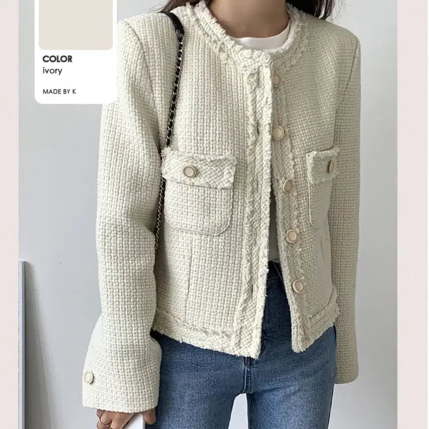 [BUNJANG] K Club Kihamon Tweed Jacket / 리뷰 1600개 이상 [케이클럽] 키하몬 트위드 자켓
