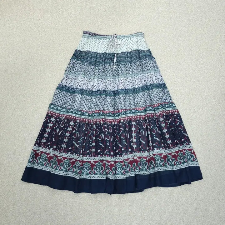[BUNJANG] Japanese Paisley Ethnic Long Skirt / (M)일본 롱 스커트 페이즐리 에스닉 히피 빈티지 W3092