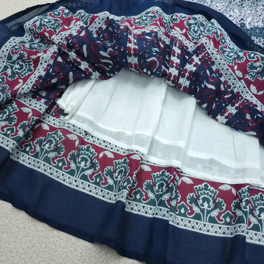 [BUNJANG] Japanese Paisley Ethnic Long Skirt / (M)일본 롱 스커트 페이즐리 에스닉 히피 빈티지 W3092