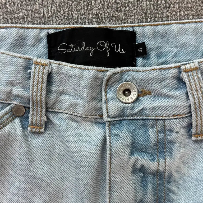 [BUNJANG] STU Flare Denim Pants S Light Blue / STU 플레어 데님 팬츠 S 연청