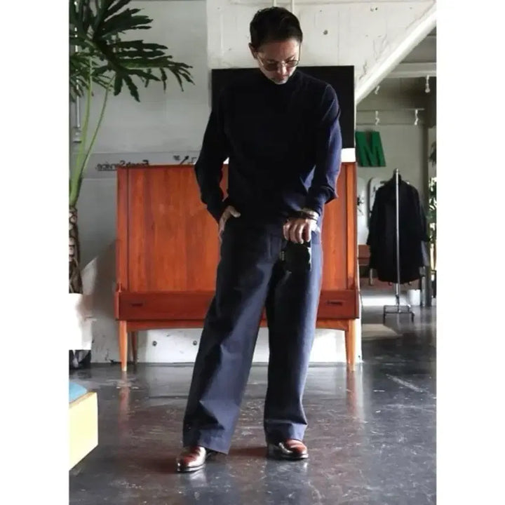 [BUNJANG] A.PRESSE Canada Military Motorcycle Moleskin Trousers / [2]아프레쎄 캐나다군 모터사이클 몰스킨 트라우저
