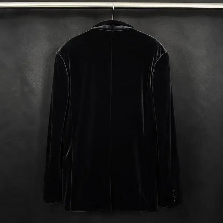 [BUNJANG] 2PLAN STUDIO Velvet Black Jacket / 2PLAN STUDIO 벨벳 블랙 자켓