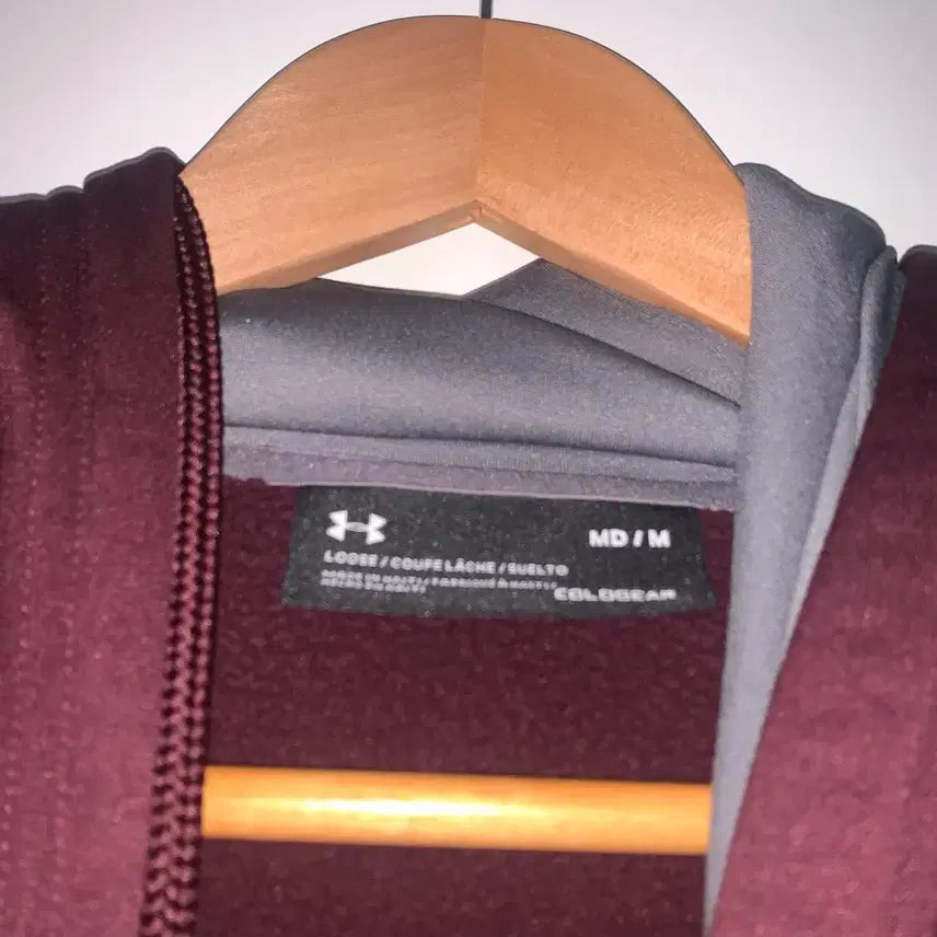 [BUNJANG] Under Armour Maroon Sweatshirt (Size 105) / Under Armour 언더아머 마룬 맨투맨 105 사이즈