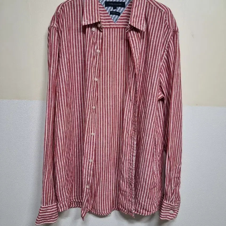 [SOLD OUT] * 타미힐피거 린넨 긴팔 셔츠 100~105 사이즈 추천