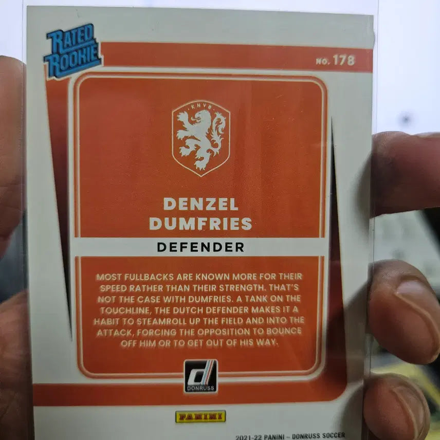 [BUNJANG] Panini Denzel Dumfries 349 Limited Edition Card / 파니니 덴젤 둠프리스 349 한정