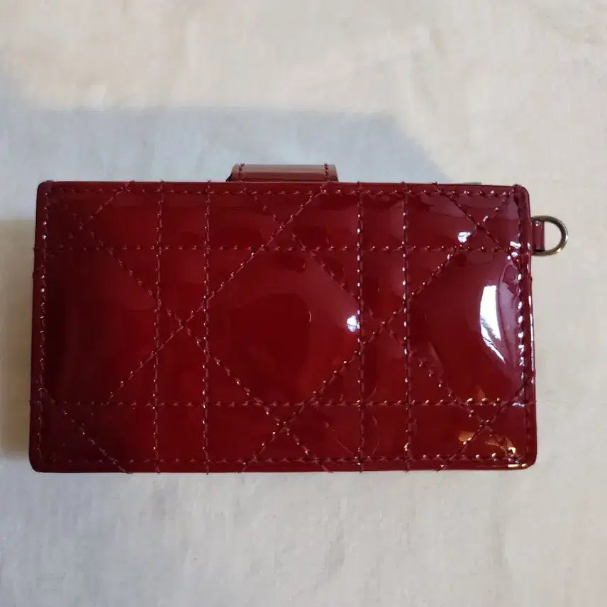 [SOLD OUT] 디올 레이디 디올 카드지갑 버건디