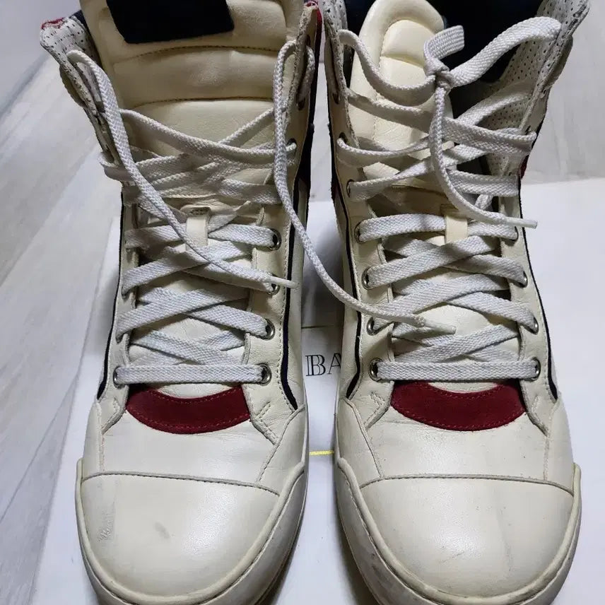 [BUNJANG] Balmain Sneakers Red/White/Blue Size 42 / 발망 스니커즈 사이즈 42 레드/화이트/블루