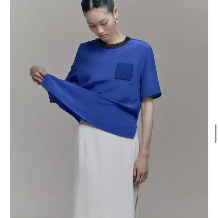 [SOLD OUT] KUHO 구호 23 니트포켓 슬리브 블라우스 85