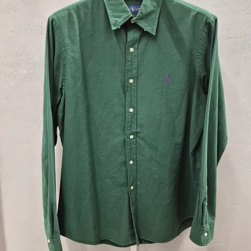 [BUNJANG] Polo Ralph Lauren Green Corduroy Shirt / 폴로 랄프로렌 그린 셔츠 L