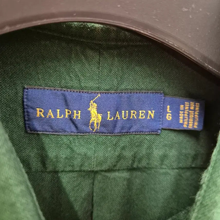 [BUNJANG] Polo Ralph Lauren Green Corduroy Shirt / 폴로 랄프로렌 그린 셔츠 L