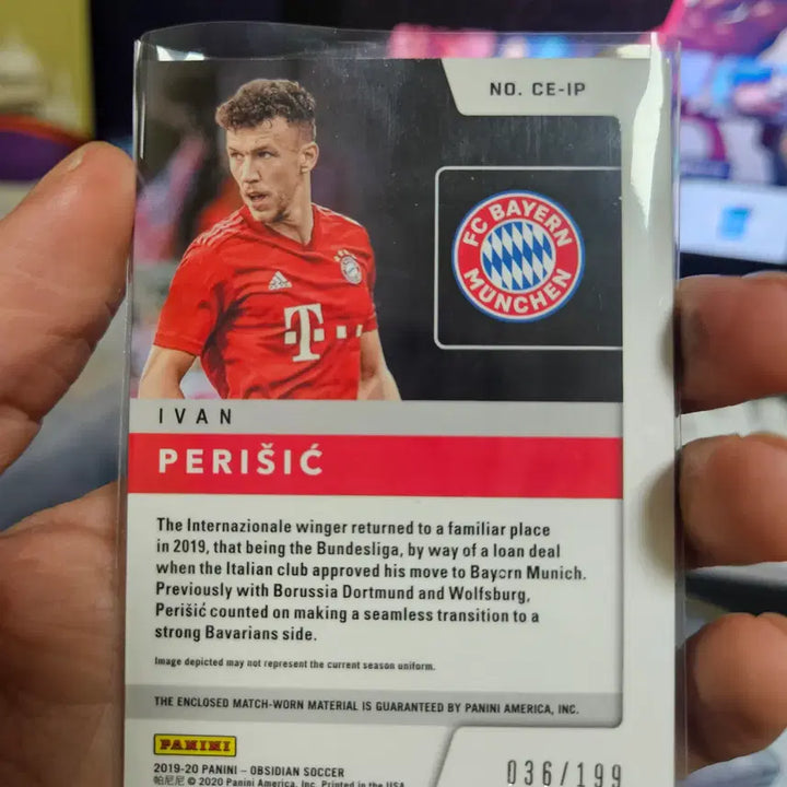 [BUNJANG] Panini Ivan Perisic Bayern Munich Limited Edition Card / 파니니 이반 페리시치 뮌헨 199한정 카드