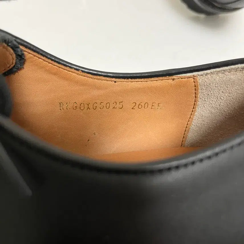 [SOLD OUT] 새상품급  리갈 REGAL 201 비브람솔 더비 구두 플레인토 블랙 26