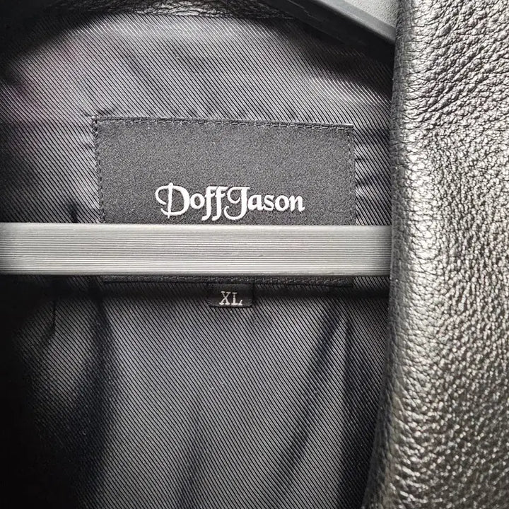 [BUNJANG] Dopejason Cowhide Leather Jacket / 블랙 레더 자켓 집업 XL사이즈 도프제이슨 카우하이드 소가죽