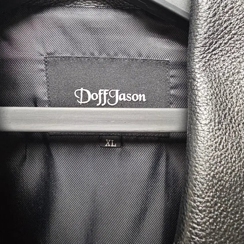 [BUNJANG] Dopejason Cowhide Leather Jacket / 블랙 레더 자켓 집업 XL사이즈 도프제이슨 카우하이드 소가죽