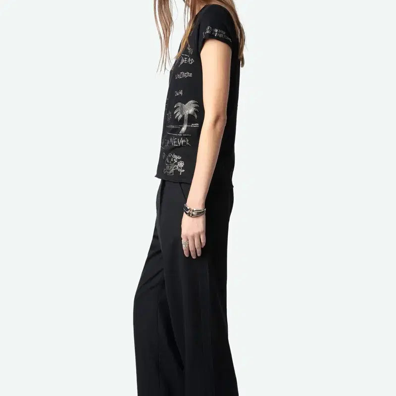 [BUNJANG] 쟈딕앤봋테르 Tunisien Multi Strass T-shirt / 쟈딕앤봋테르 Tunisien Multi Strass T-shirt