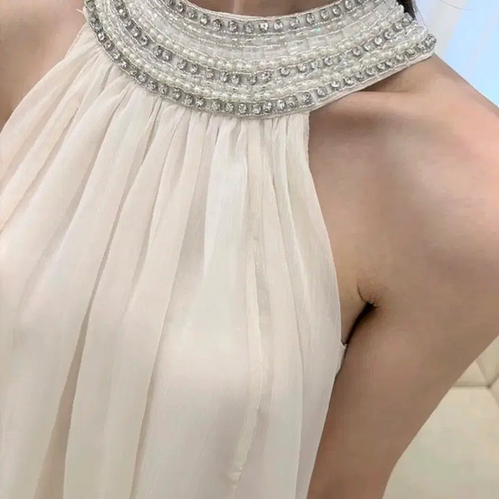 [BUNJANG] Chiffon Cubic Dress / 수입의류 쉬폰큐빅원피스 제이지 애셔