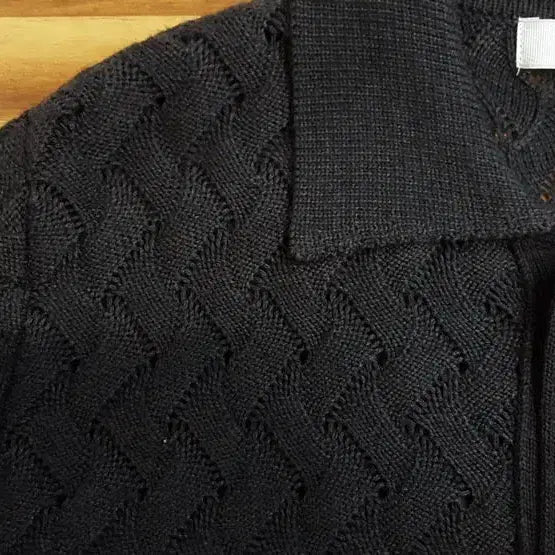 [BUNJANG] Inspector Wool Collar Cardigan Dark Grey Size 100 / 인스펙터  울 카라 가디건 다크그레이 100