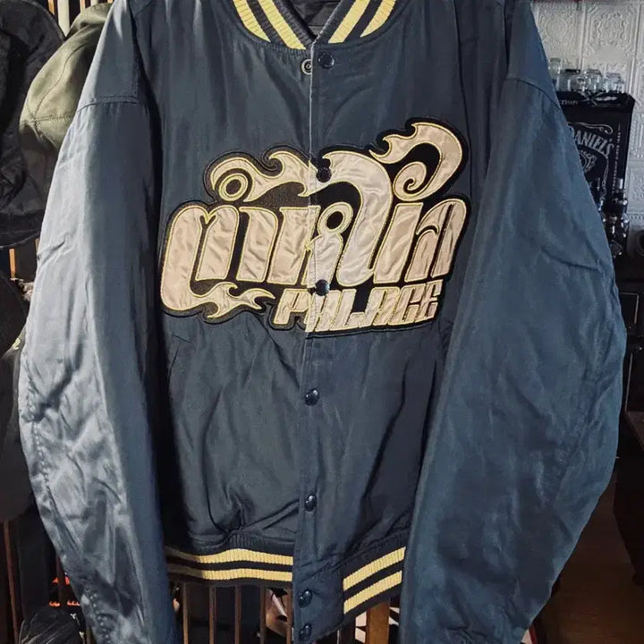 [BUNJANG] Palace Muay Varsity Jacket Navy XL / 팔라스 무에 바시티자켓 네이비 XL