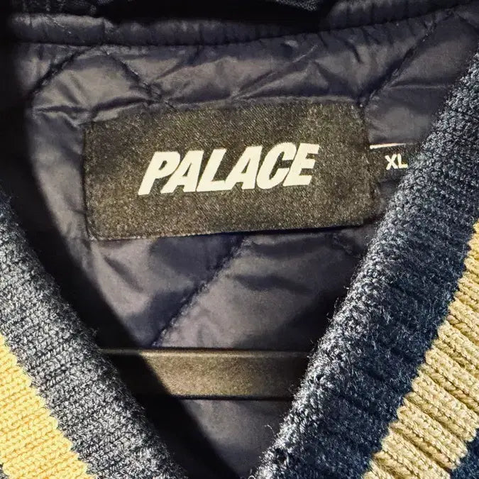 [BUNJANG] Palace Muay Varsity Jacket Navy XL / 팔라스 무에 바시티자켓 네이비 XL
