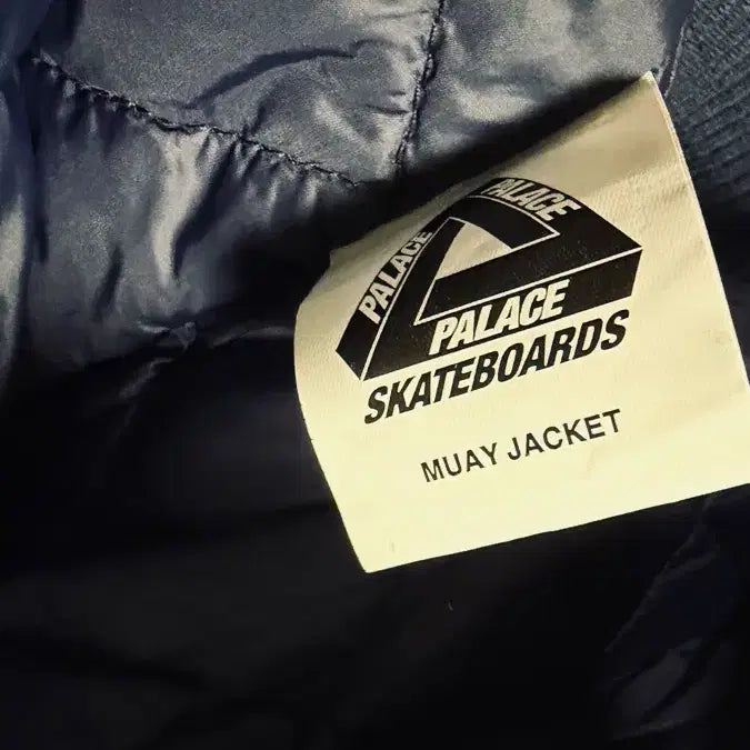 [BUNJANG] Palace Muay Varsity Jacket Navy XL / 팔라스 무에 바시티자켓 네이비 XL