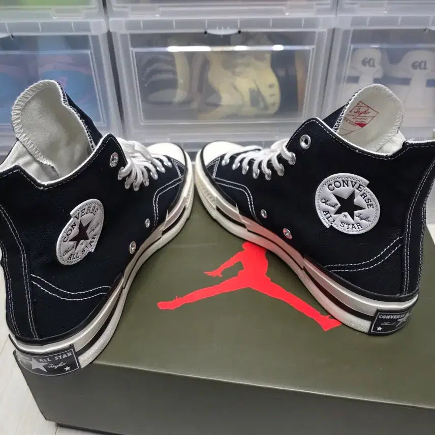 [BUNJANG] Converse Chuck 70 Hi Plus Black Sneakers / 컨버스 척 70 하이 플러스 블랙