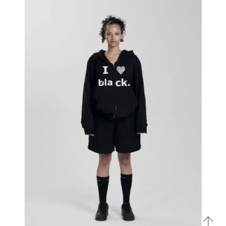 [BUNJANG] ODDAER i Black Hoodie Zip-Up Size 1 / 오도어 i black 후드집어 1사이즈