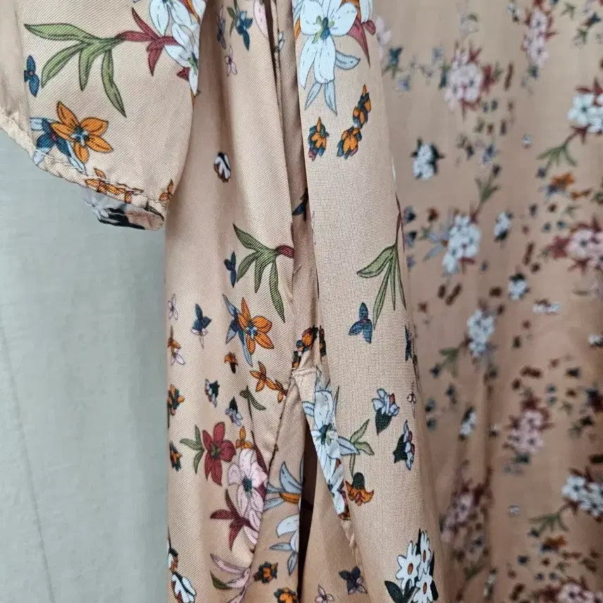 [BUNJANG] Rozily Rayon Floral Print Dress / 로질리 인견원피스  88~99