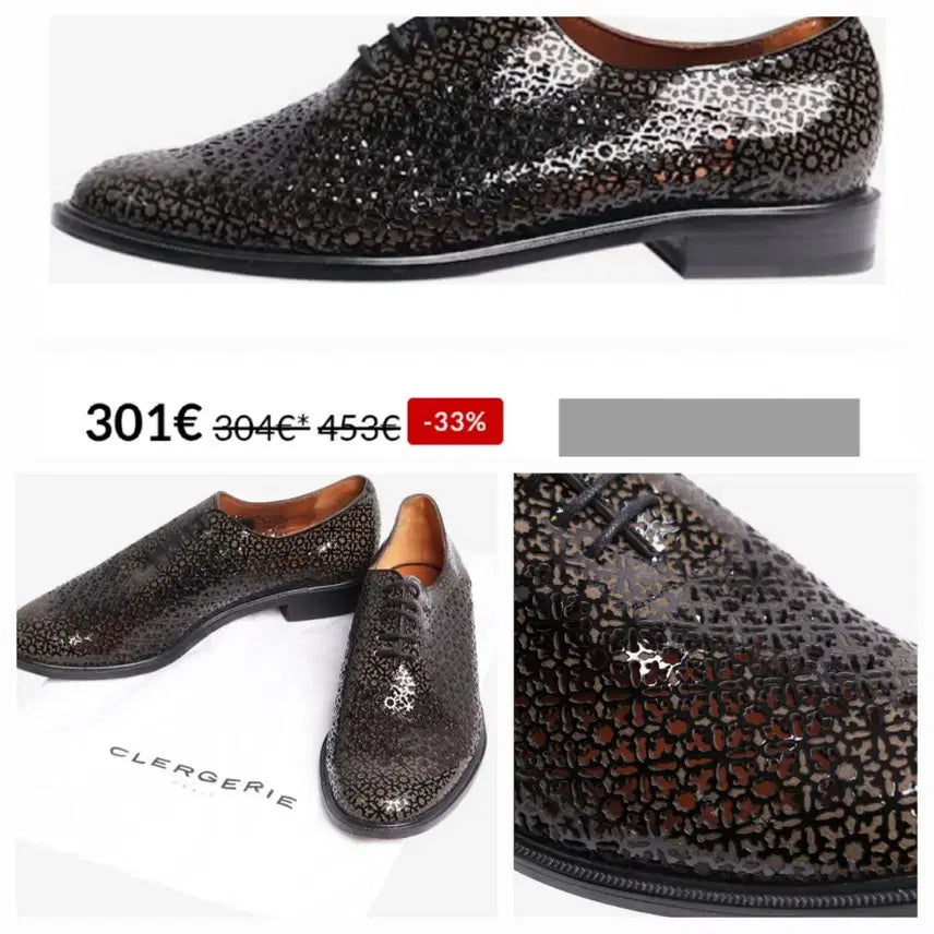 [BUNJANG] Robert Clergerie 35.5 225mm Leather Punching Loafers / 로베르 끌레제리 35.5 약225 펀칭 구두로퍼