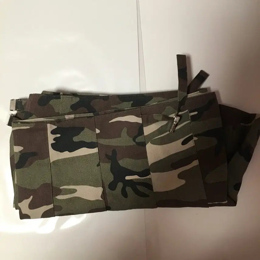 [BUNJANG] Hallomium Camouflage Short Skirt / 할로미늄 카모플라주 숏 스커트