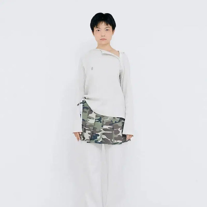 [BUNJANG] Hallomium Camouflage Short Skirt / 할로미늄 카모플라주 숏 스커트