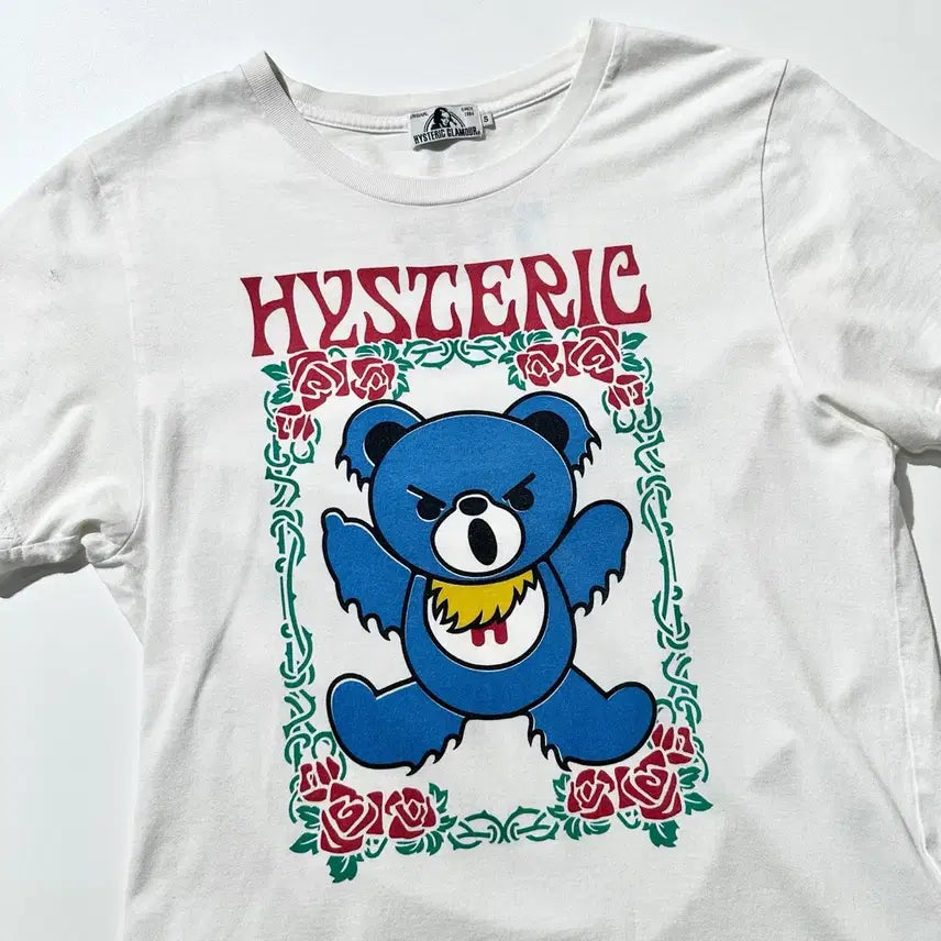 [SOLD OUT] [여S-M] 히스테릭 글래머 퍽베어 반팔 티셔츠