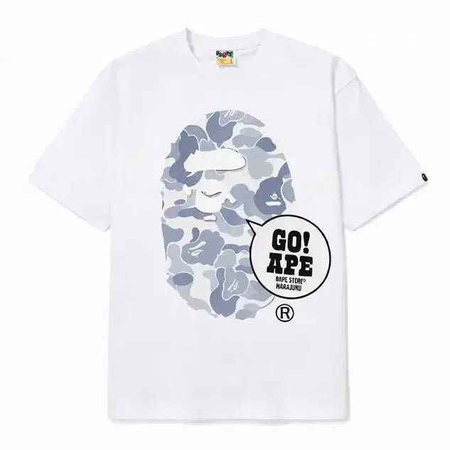 [BUNJANG] BAPE Harajuku Go Ape Short Sleeve T-shirt / 베이프 하라주쿠 고 에이프 반팔티