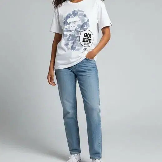 [BUNJANG] BAPE Harajuku Go Ape Short Sleeve T-shirt / 베이프 하라주쿠 고 에이프 반팔티