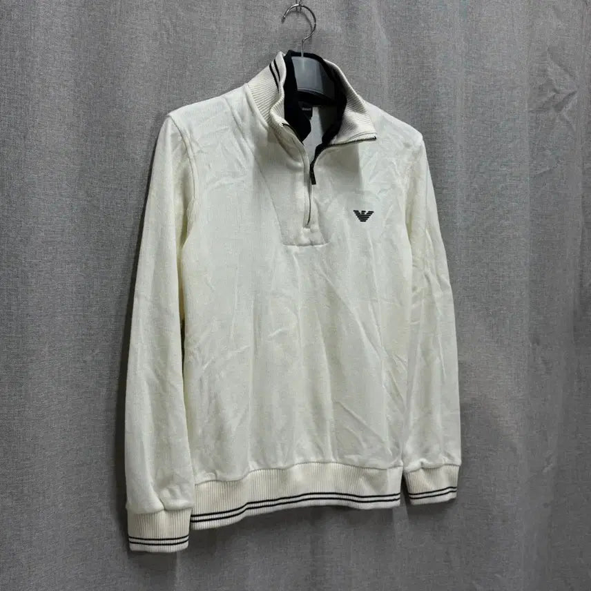 [BUNJANG] Emporio Armani Half-Zip Knit with Collar / [M] 엠포리오 아르마니 카라 하프넥 반집업 니트