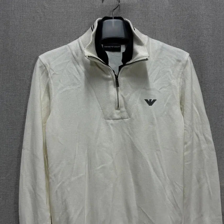 [BUNJANG] Emporio Armani Half-Zip Knit with Collar / [M] 엠포리오 아르마니 카라 하프넥 반집업 니트