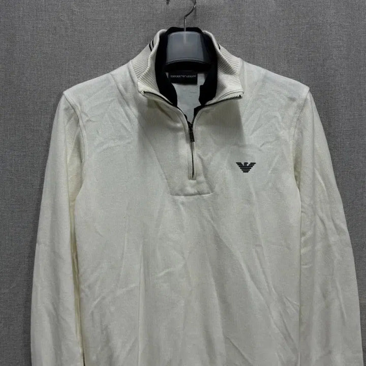 [BUNJANG] Emporio Armani Half-Zip Knit with Collar / [M] 엠포리오 아르마니 카라 하프넥 반집업 니트