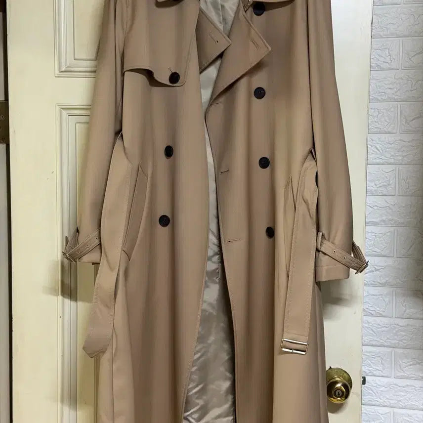 [SOLD OUT] 인사일런스 슬로시 울 트렌치코트 베이지 M