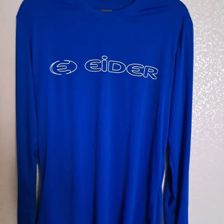 [BUNJANG] Aider Blue Long Sleeve T-shirt / 아이더 블루 긴팔 티셔츠