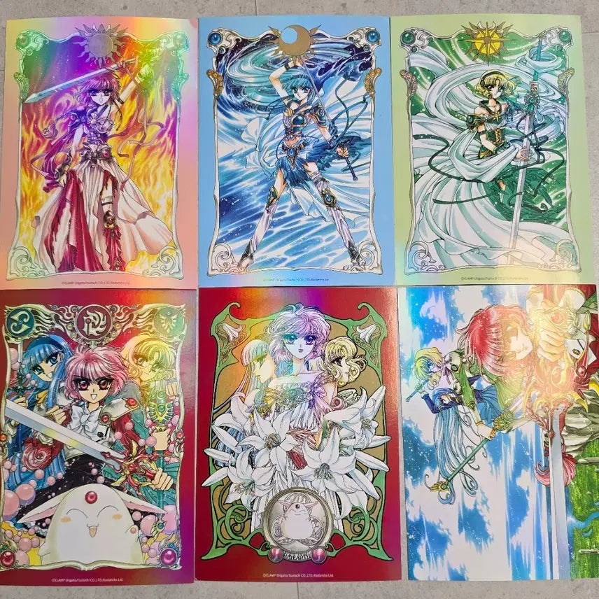 [BUNJANG] Magic Knight Rayearth Postcard Set / 마법기사 레이어스 엽서