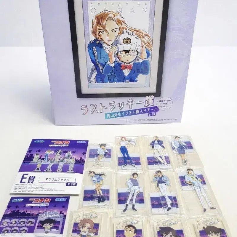 [SOLD OUT] 세가 럭키 쿠지 명탐정 코난 네오시티팝 굿즈 일괄(라스트원+아크릴스텐드)