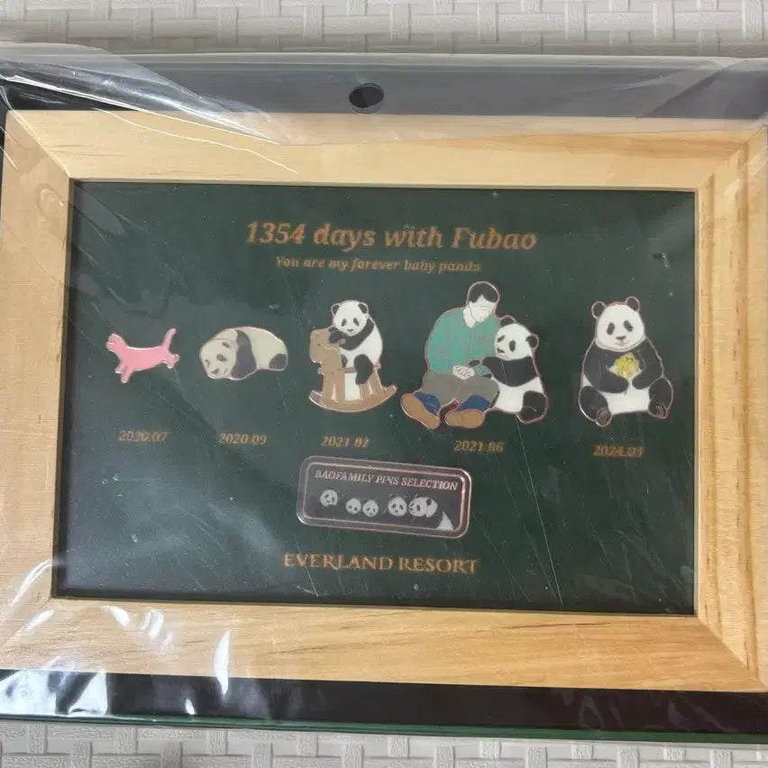[BUNJANG] Fu Bao 1354 Commemorative Badge Set / 푸바오 1354 기념배지 뱃지 세트 판매해요