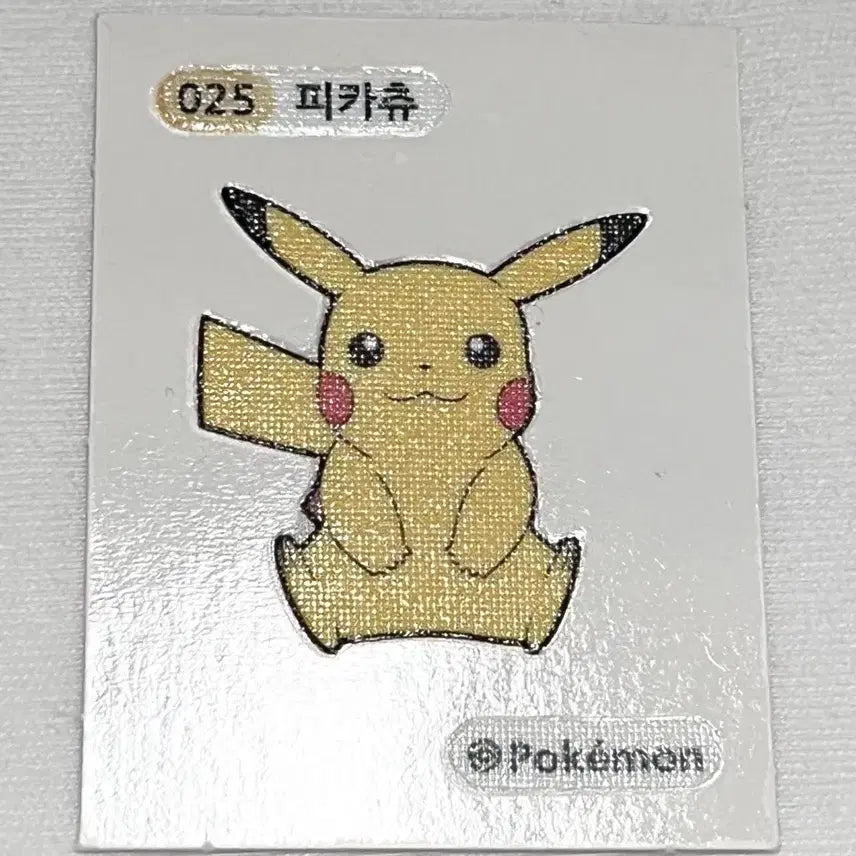 [BUNJANG] Pokemon Pikachu Stickers / 포켓몬 피카츄 띠부씰