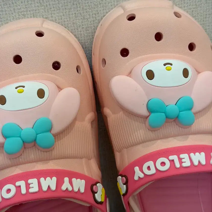 [BUNJANG] Sanrio My Melody Face Slippers (230mm) / 정품 마이멜로디 슬리퍼 새상품