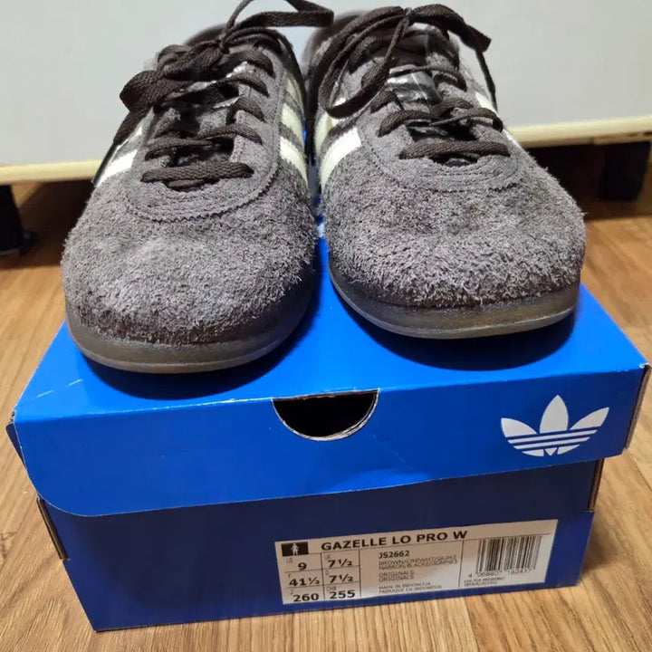 [BUNJANG] Adidas Gazelle Low Pro Dark Brown Sneakers / 가젤 로우 프로 - 다크브라운:크림화이트(260)