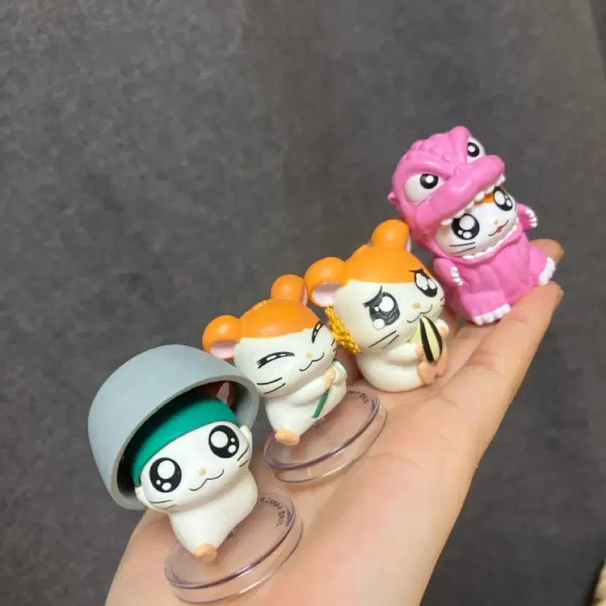 [BUNJANG] Hamtaro Gacha Figure Keyring Bundle Set / 방가방가 햄토리 가챠 피규어 키링 일괄