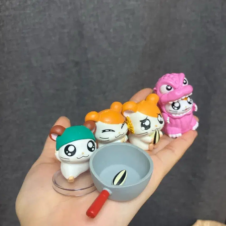 [BUNJANG] Hamtaro Gacha Figure Keyring Bundle Set / 방가방가 햄토리 가챠 피규어 키링 일괄